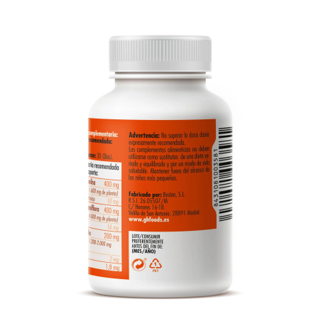 Melatonina Melisa+Pasiflora+Tila 650mg 60 caps GHF