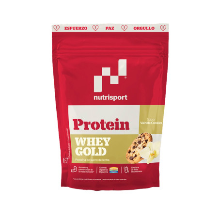 Whey Gold Protein Vainilla Cookies 500g NutriSport