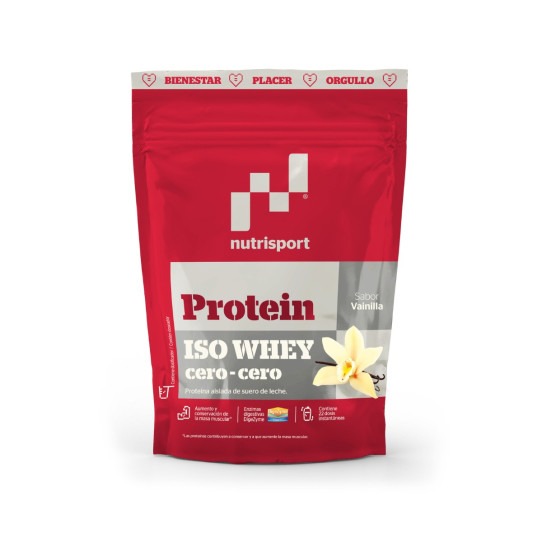 Proteina Iso Whey Cero Vainilla 450g NutriSport
