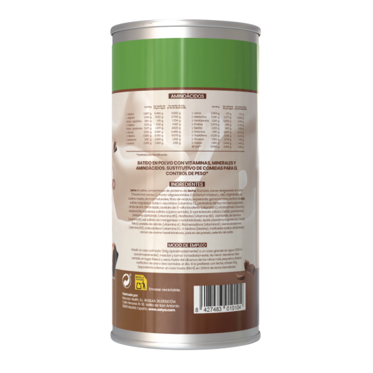 Batido saciante de chocolate 600g Sotya