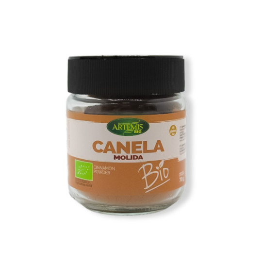 Canela Ceylan molida XL Bio 70g Especias Artemis