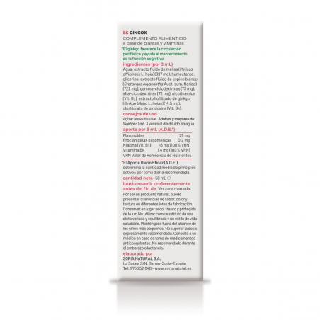 Composor 41 Gincox Circulacion 50ml Soria Natural