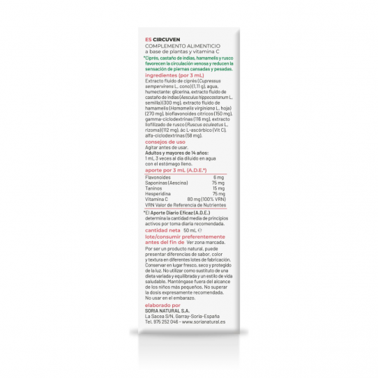 Composor 40 Circuven 50ml Soria Natural