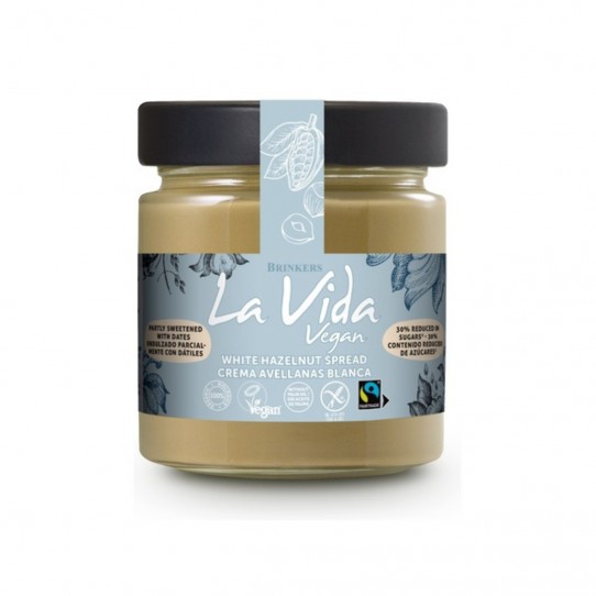 Crema blanca avellanas con menos...