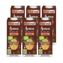 Bebida de avena con cacao...