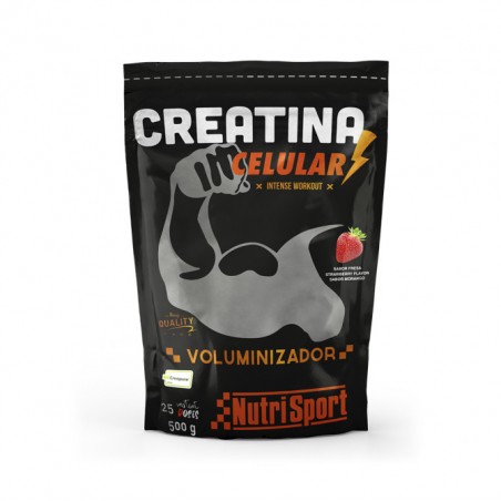 Creatina Celular Creapure sabor Fresa 500g Nutrisport
