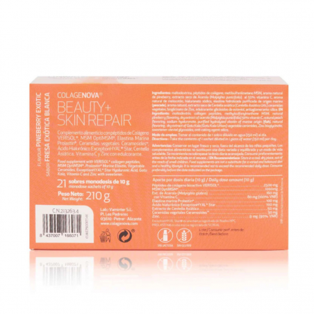 Colagenova Beauty+ Skin Repair 21 sobres de 10g Vaminter
