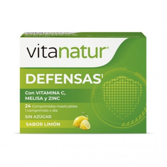 Defensas Vitamina C, Melisa y Zinc 24 comprimidos Vitanatur Esencial