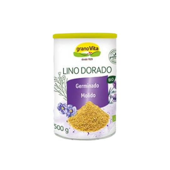 Lino Germinado molido Bio 500g Granovita