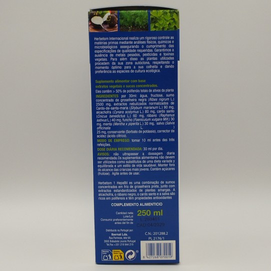 Herbetom 1 HepaBil 250ml Bioserum