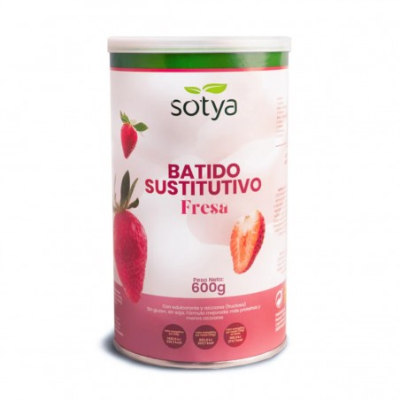 Batido saciante de fresa 600g Sotya