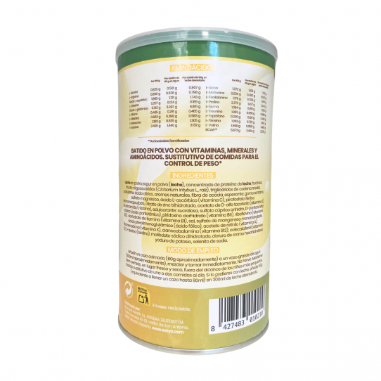 Batido saciante de Yogur con Piña 600g Sotya
