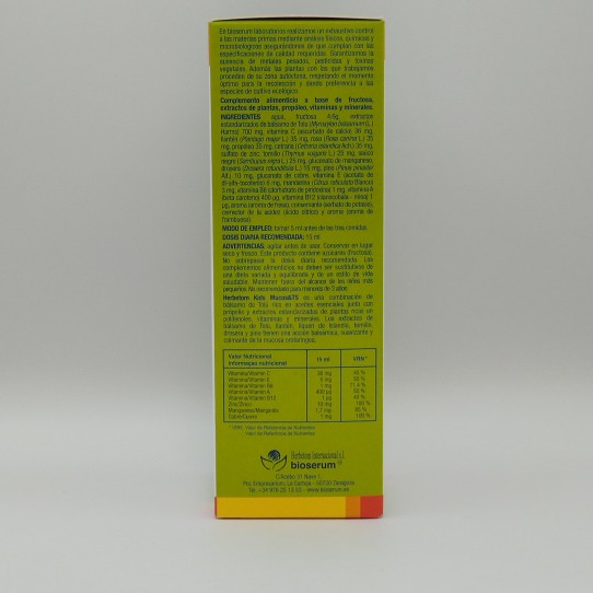 Herbetom kids Mucos & TS 250 ml Bioserum