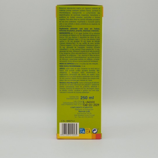 Herbetom kids Mucos & TS 250 ml Bioserum
