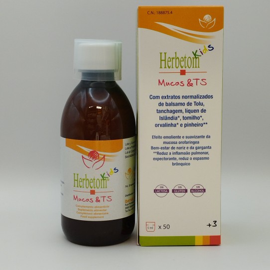 Herbetom kids Mucos & TS 250 ml Bioserum