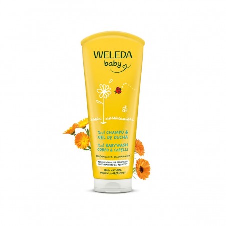 Gel-champu de calendula bebe y niño 200ml Weleda