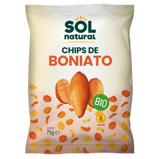Chips de Boniato Bio sin gluten 75g...