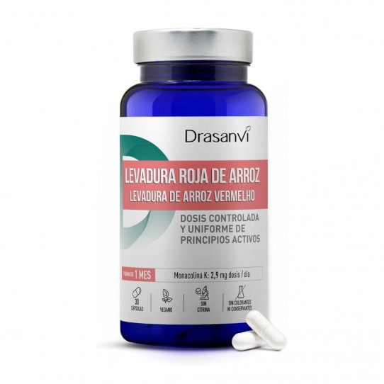 Levadura roja arroz 2.9mg monacolina...