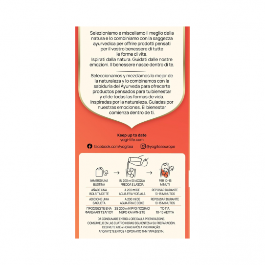Yogi Frio Fresa y Naranja Bio 15 filtros