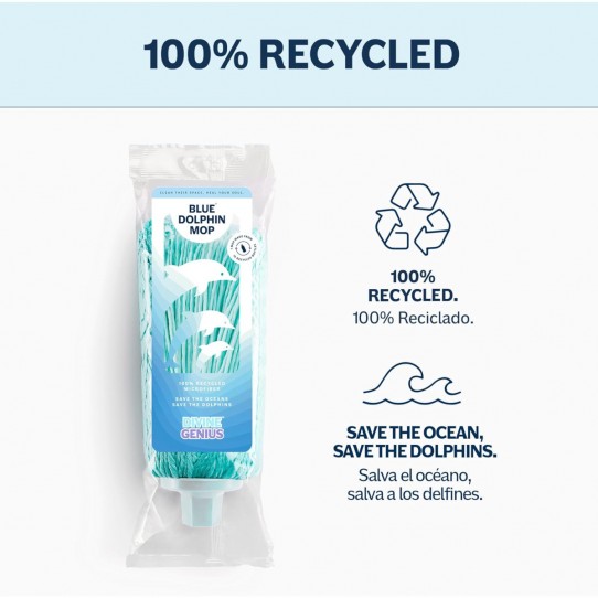 Fregona Microfibras 100% reciclada...