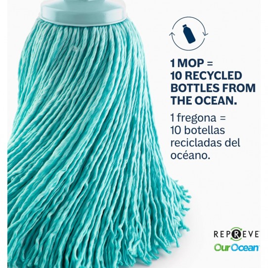 Fregona Microfibras 100% reciclada...