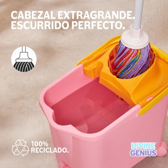 Fregona Microfibras 100% reciclada...