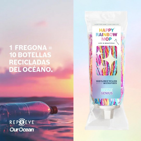 Fregona Microfibras 100% reciclada...