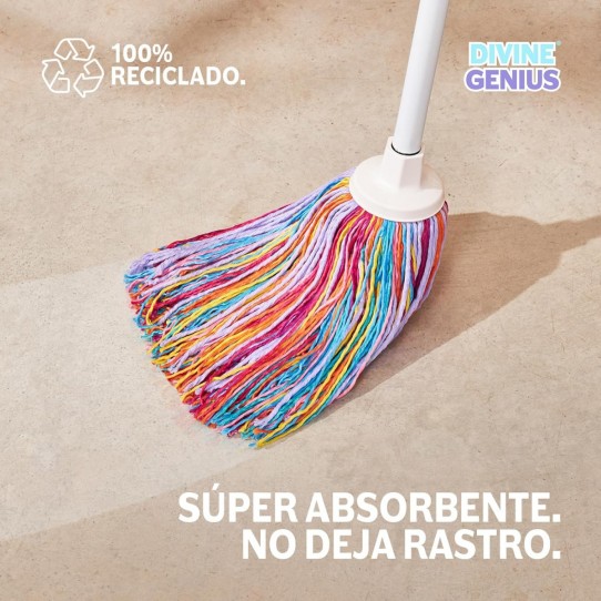 Fregona Microfibras 100% reciclada...