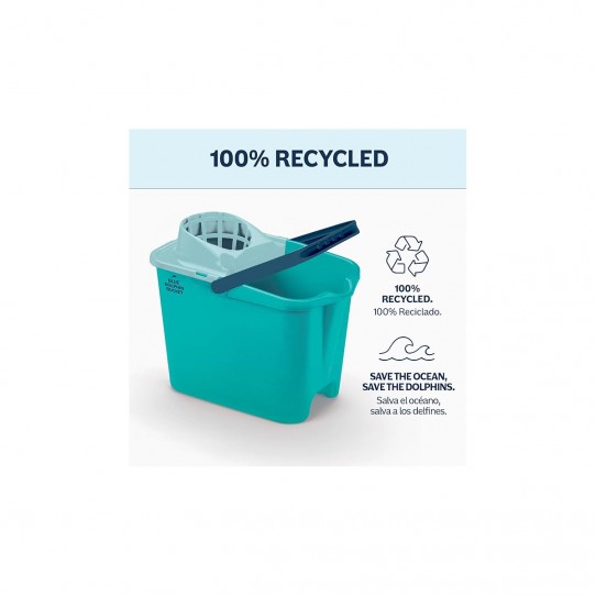 Cubo con escurridor 100% reciclado...