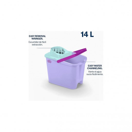Cubo con escurridor 100% reciclado...