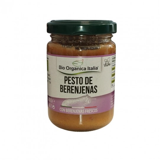 Pesto de Berenjenas vegano Bio 140g...