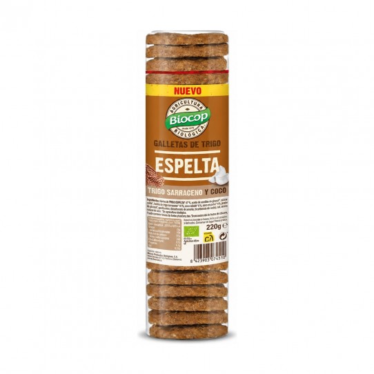 Galleta de trigo espelta con trigo...