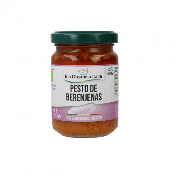Pesto de Berenjenas vegano Bio 140g...