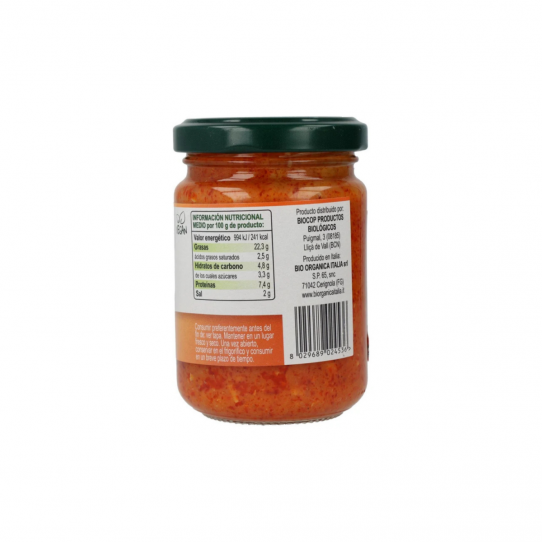 Pesto Pimientos vegano Bio 140g...