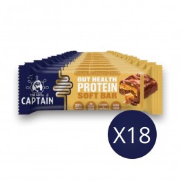 Barrita Caramelo y Choco Crispies 18x45g The Gutsy Captain
