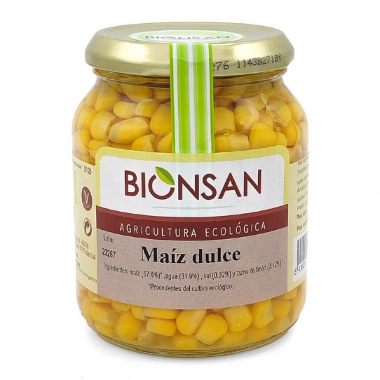 Maiz Dulce Bio 340g Bionsan