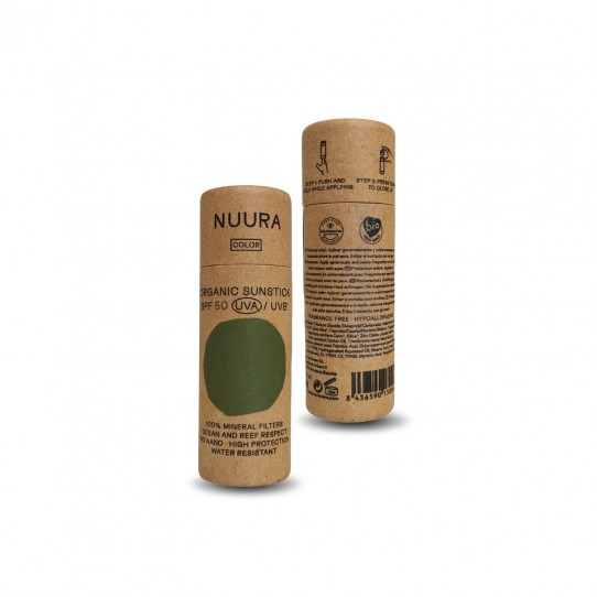 Stick crema solar facial con color...