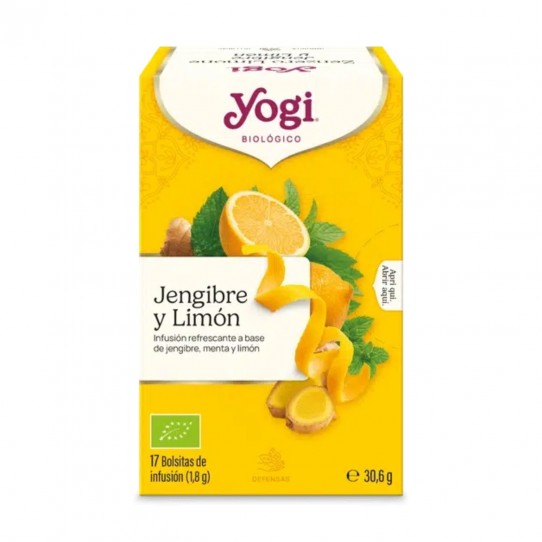 Yogi Tea Jengibre y limon 17 filtros