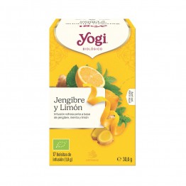 Yogi Tea Jengibre y limon 17 filtros