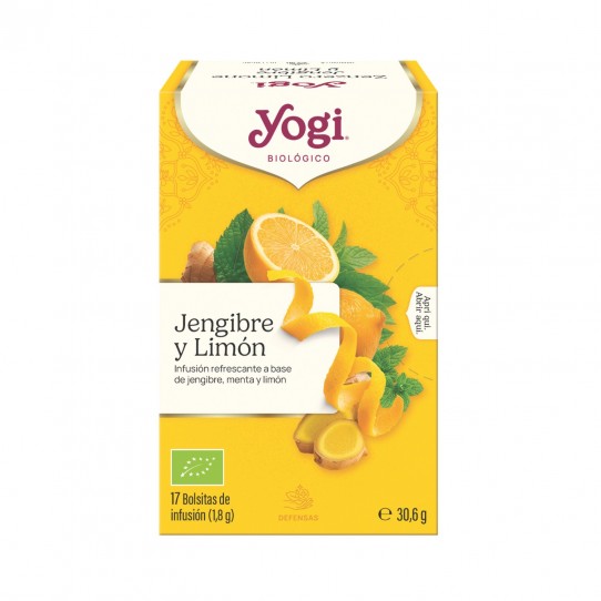 Yogi Tea Jengibre y limon 17 filtros