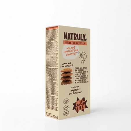 Galletas Proteicas Vainilla Bio 125g Natruly