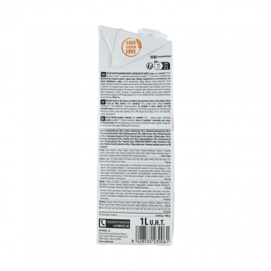 Bebida de almendra nature Sin Azucar Bio 6x1L Ecomil