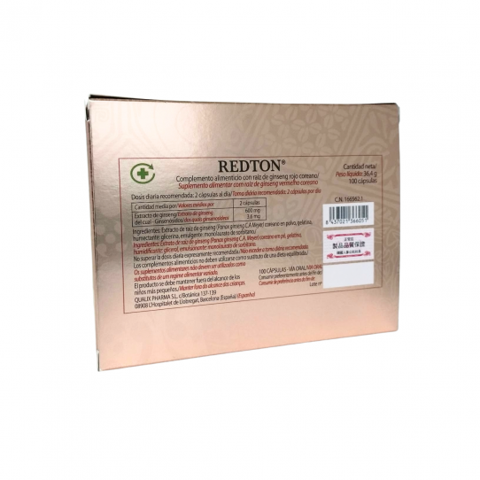 Ginseng rojo koreano 300mg 100 capsulas Redton