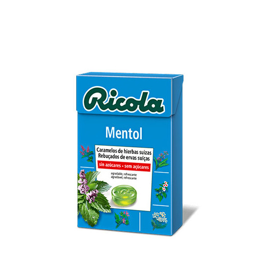 Caramelos mentol sin azucar 50 g Ricola