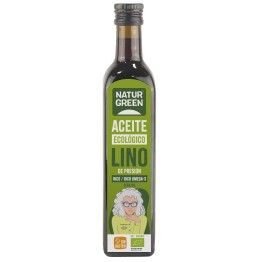 Aceite de lino bio 500ml Naturgreen