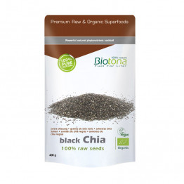 Semillas de Chia Negra (Black chia raw seed) bio 400g Biotona