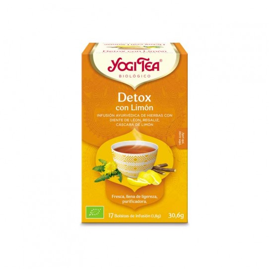 Yogi Tea Detox con limon 17 filtros