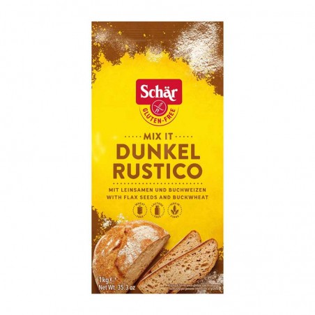 Harina Mix para pan rustico 1kg Schar