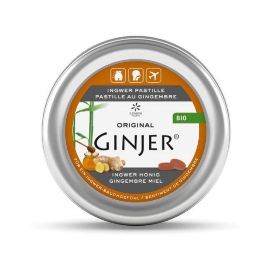 Ginjer-Miel en Pastillas Bio 40g Lemon Pharma