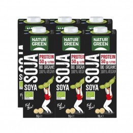 Bebida de Soja Proteica Bio 6x1L NaturGreen